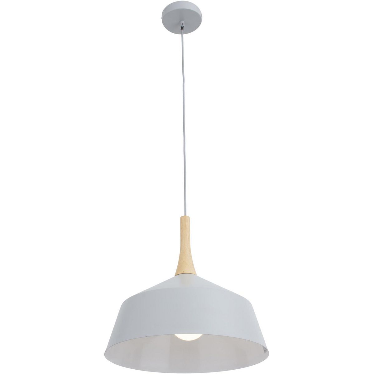 JUST HOME COLLECTION - Lámpara Colgante Sneek 1L E27 Gris