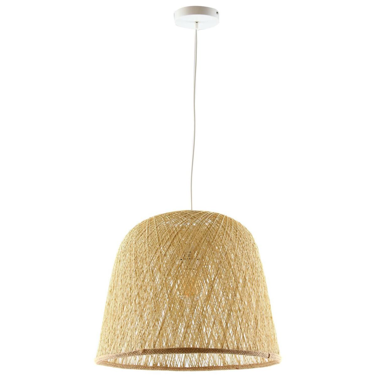 JUST HOME COLLECTION - Lámpara Colgante Rattern Ratan 1L E27