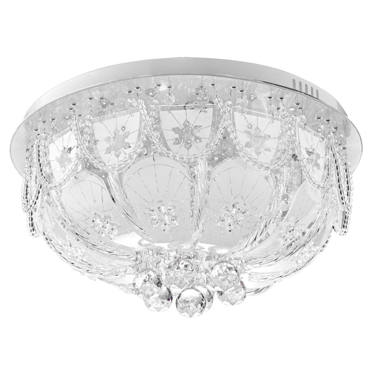 JUST HOME COLLECTION - Lámpara Colgante Castelo 5 Luces RGB 30"