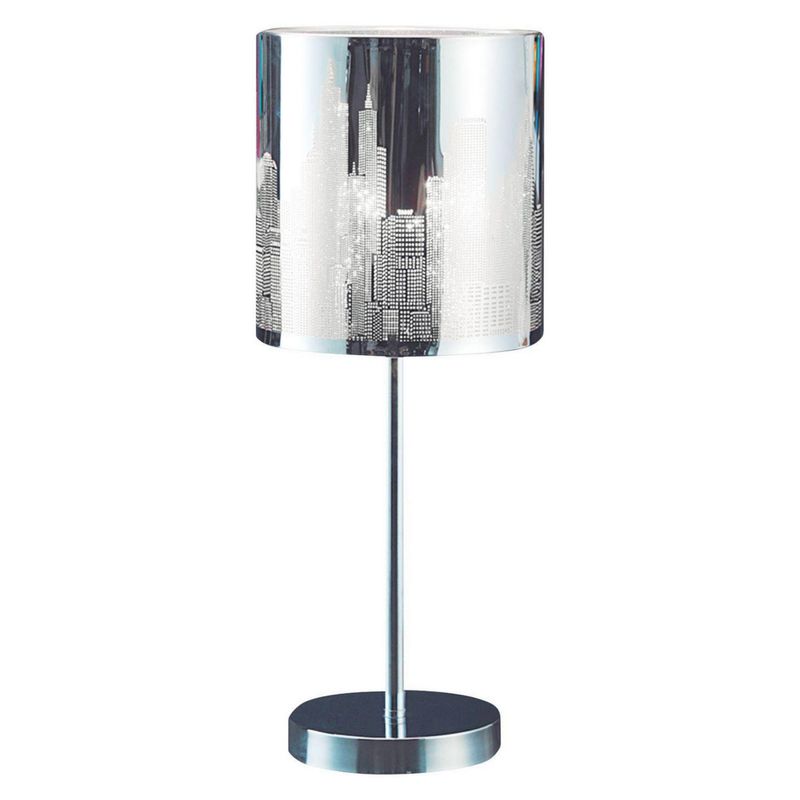 JUST HOME COLLECTION - Lámpara de Mesa Clover 1L E27 Gris