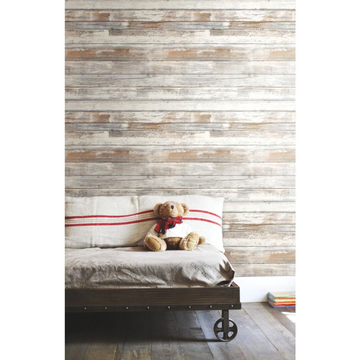 ROOMMATES DECOR - Papel Adhesivo Madera Wash