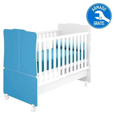 Cuna Illusione Blanco/Azul