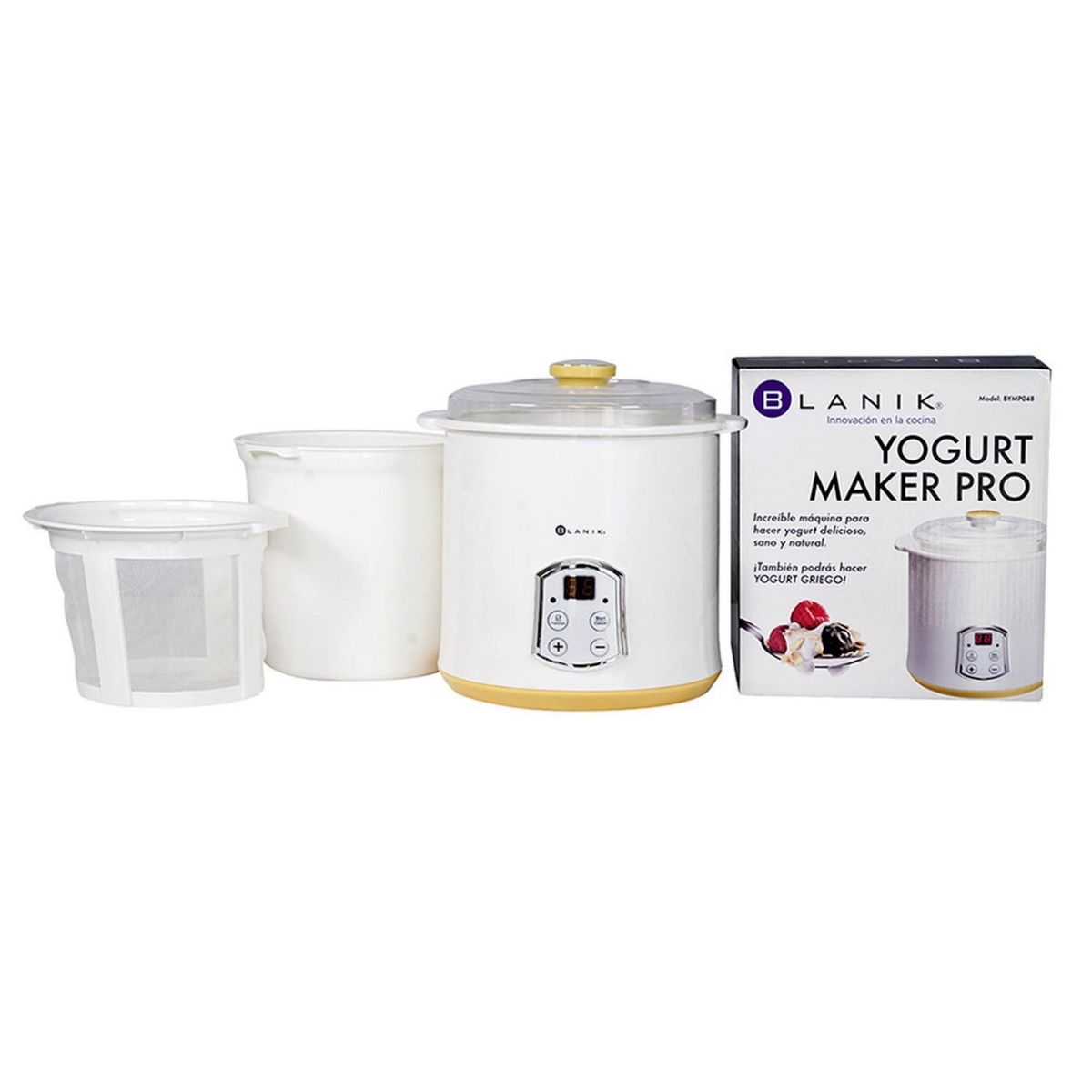 BLANIK - Máquina para Hacer Yogurt YMP048 Blanco