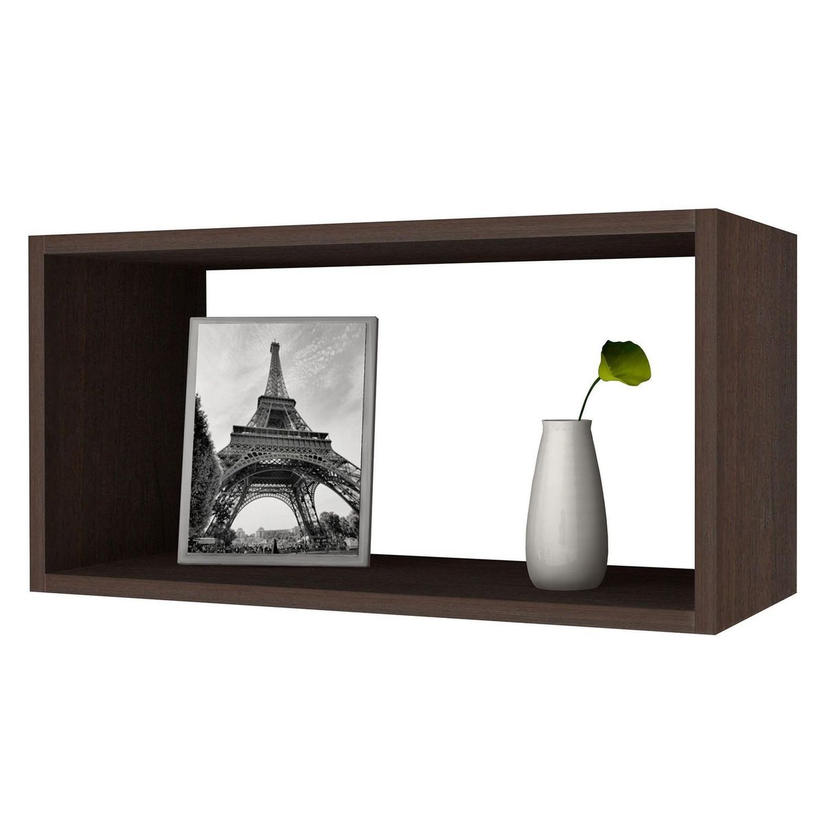 MODUPAK - Repisa Rectángulo Decorativo Nogal