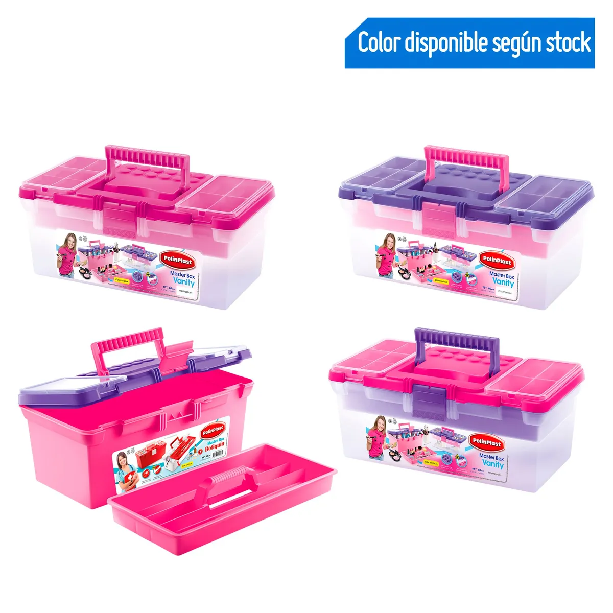 POLINPLAST - Caja Organizadora Masterbox #16 Vanity