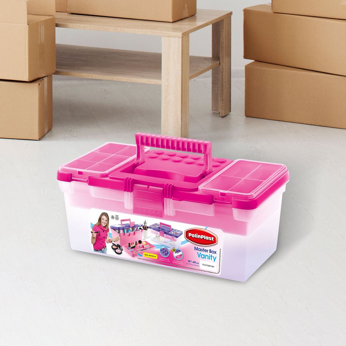 POLINPLAST - Caja Organizadora Masterbox #16 Vanity