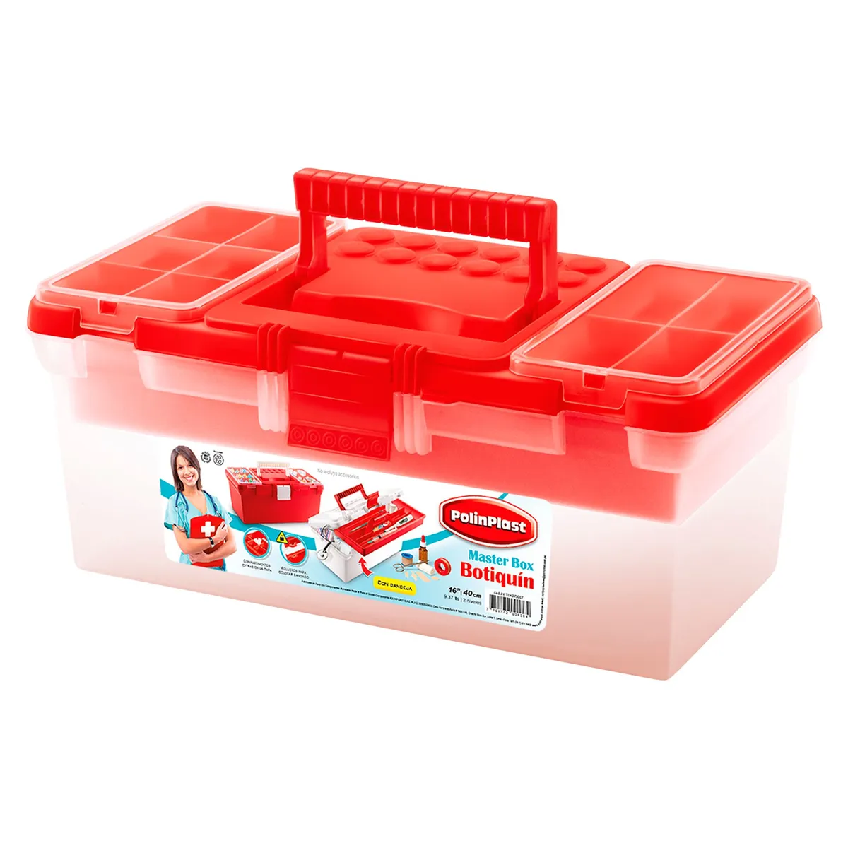 POLINPLAST - Caja Masterbox N°16 Botiquín