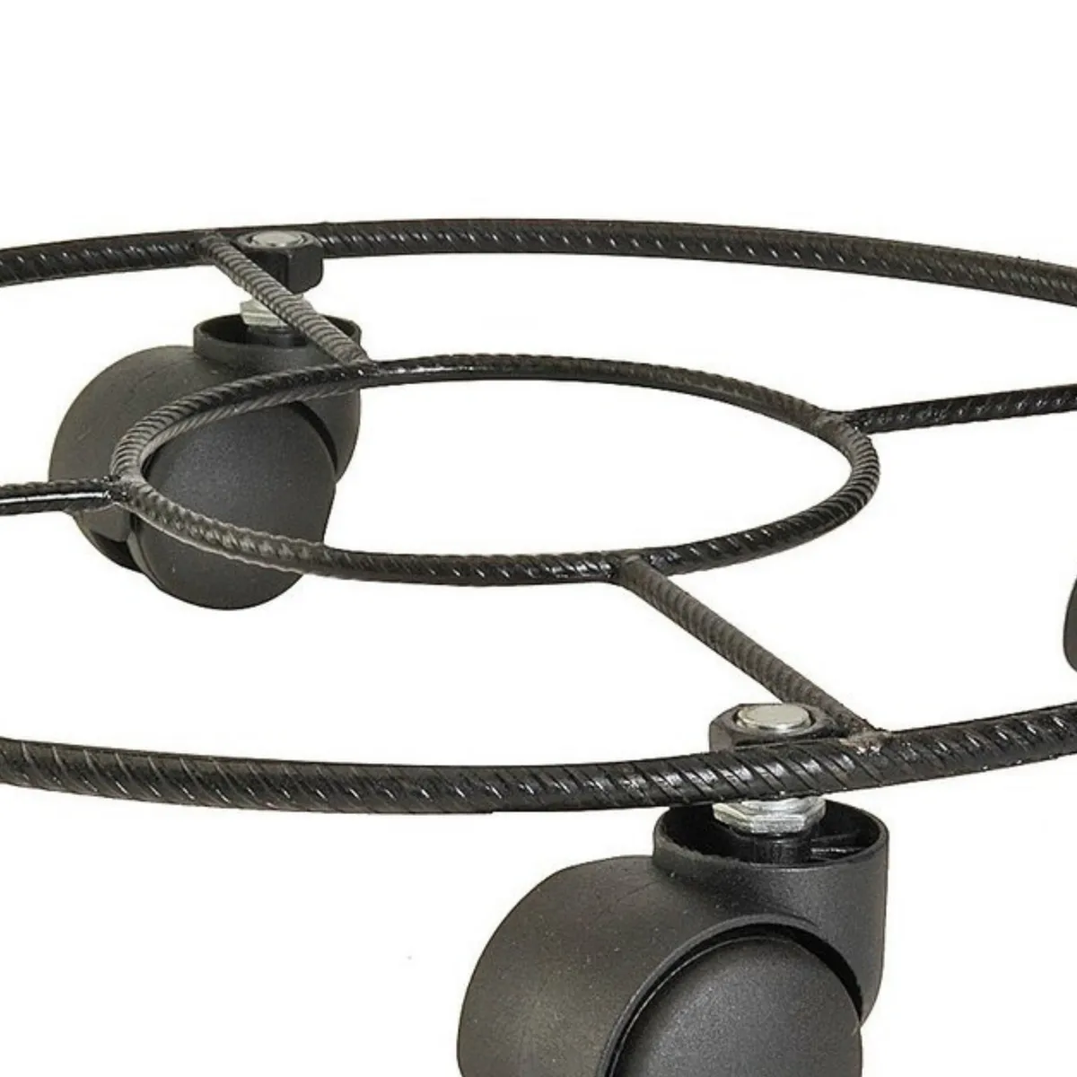 GENERICO - Base para Macetas Color Negro 40x8cm