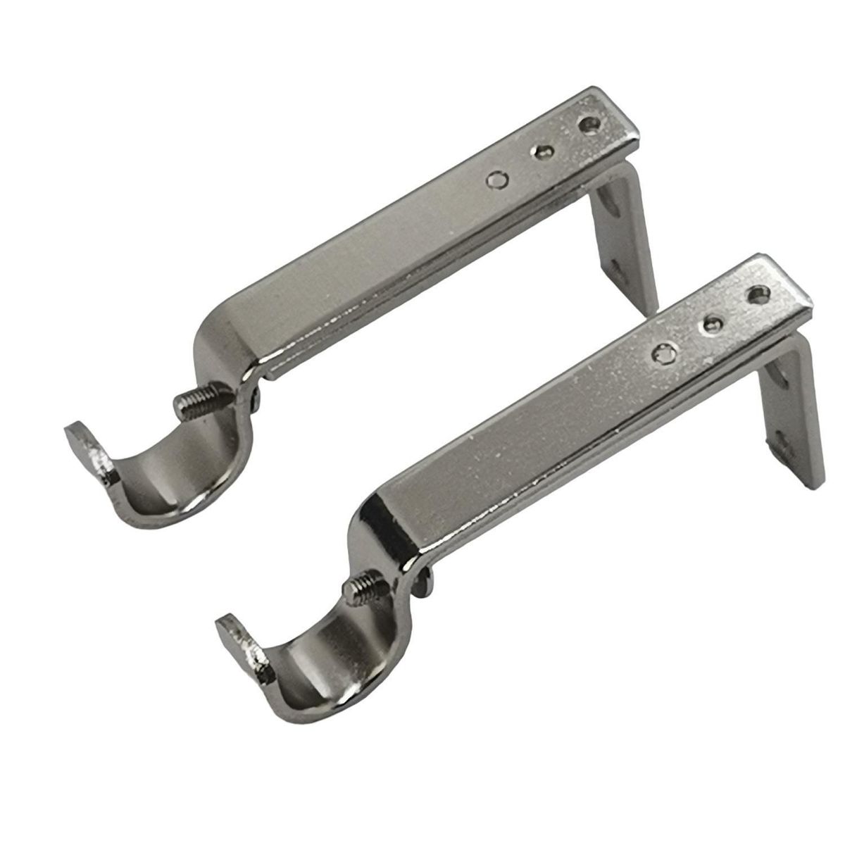 METALHSA - Soporte simple Muro nickel 28mm (2un)