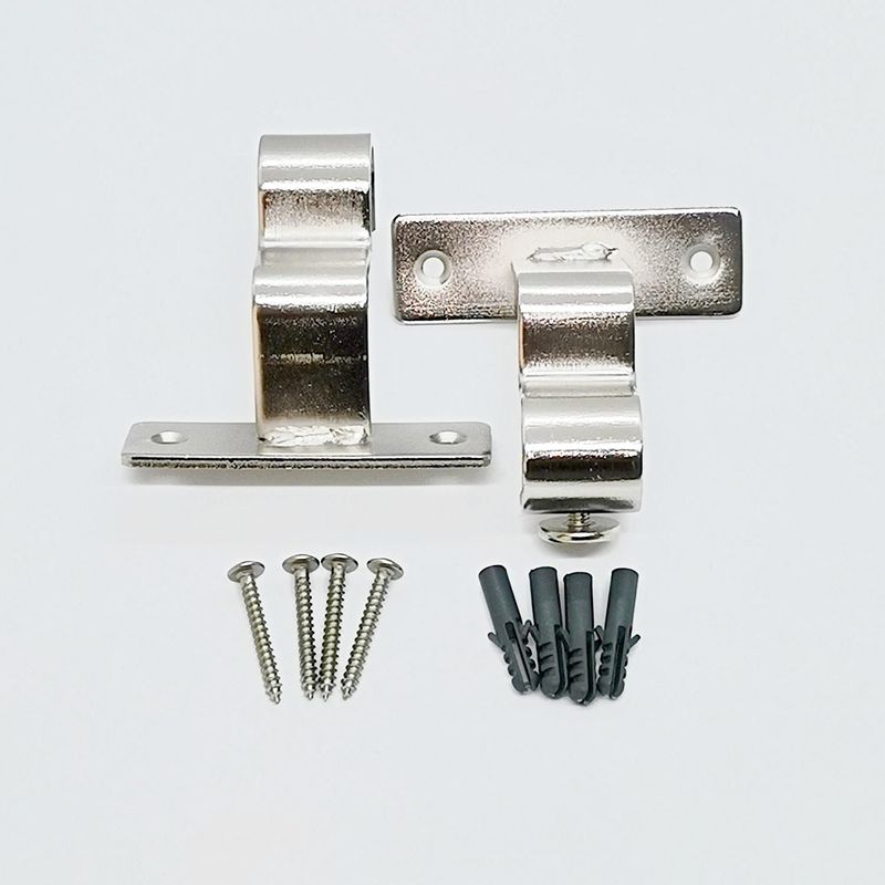METALHSA - Soporte Simple Niquelado para Techo 19mm