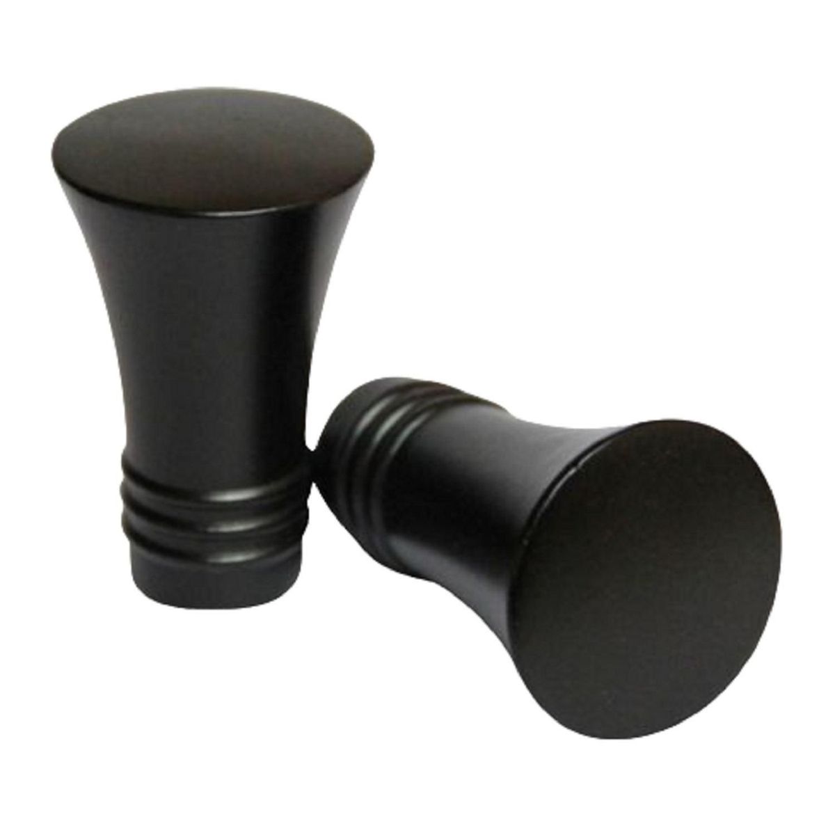 METALHSA - Terminal Cónico fierro negro 19mm (2 un)