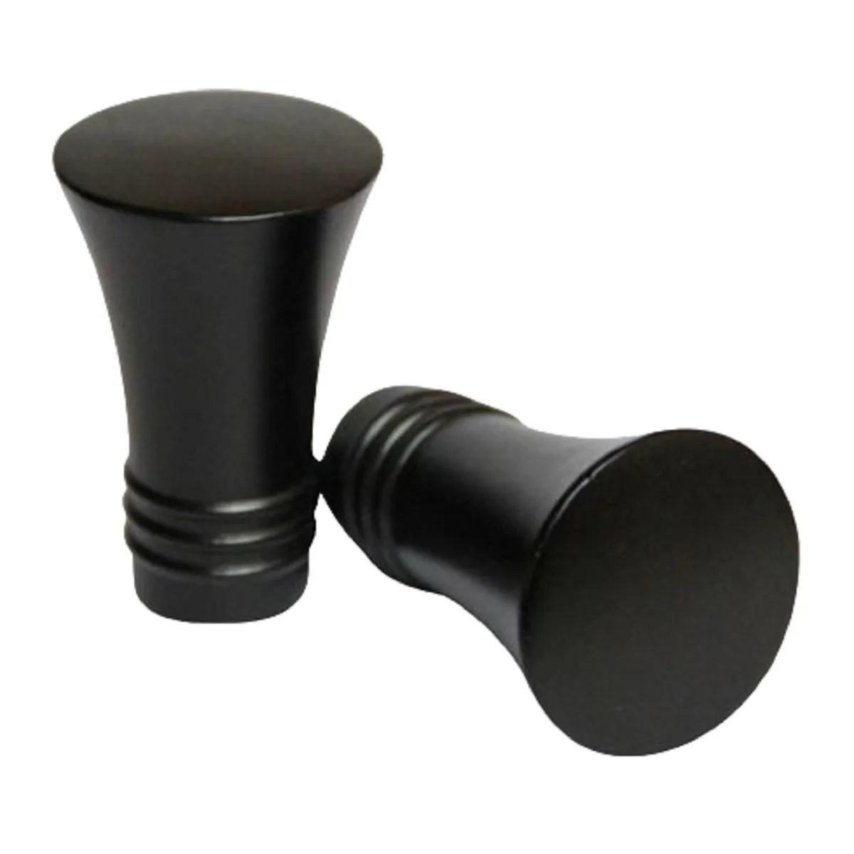 METALHSA - Terminal Cónico fierro negro 19mm (2 un)