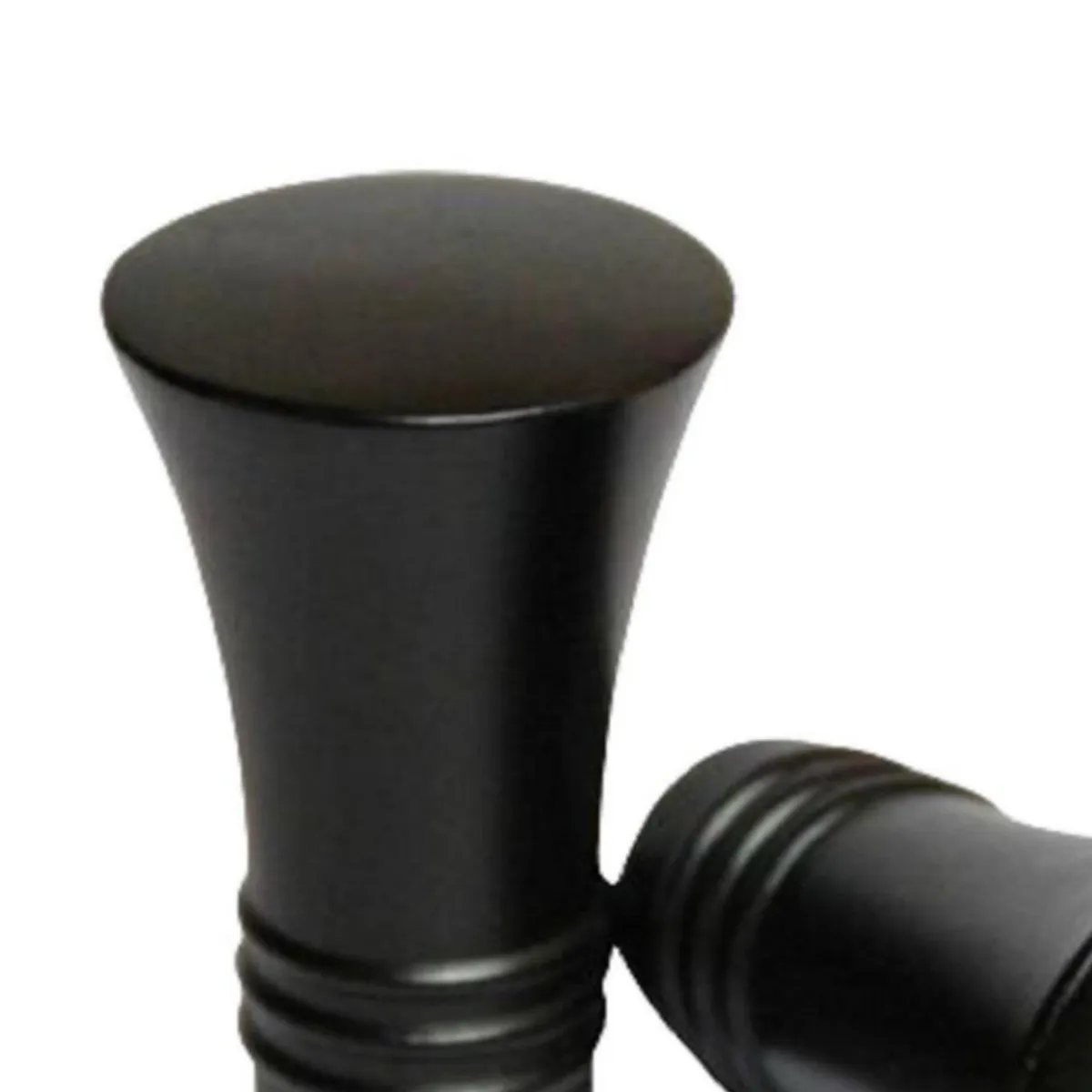 METALHSA - Terminal Cónico fierro negro 19mm (2 un)