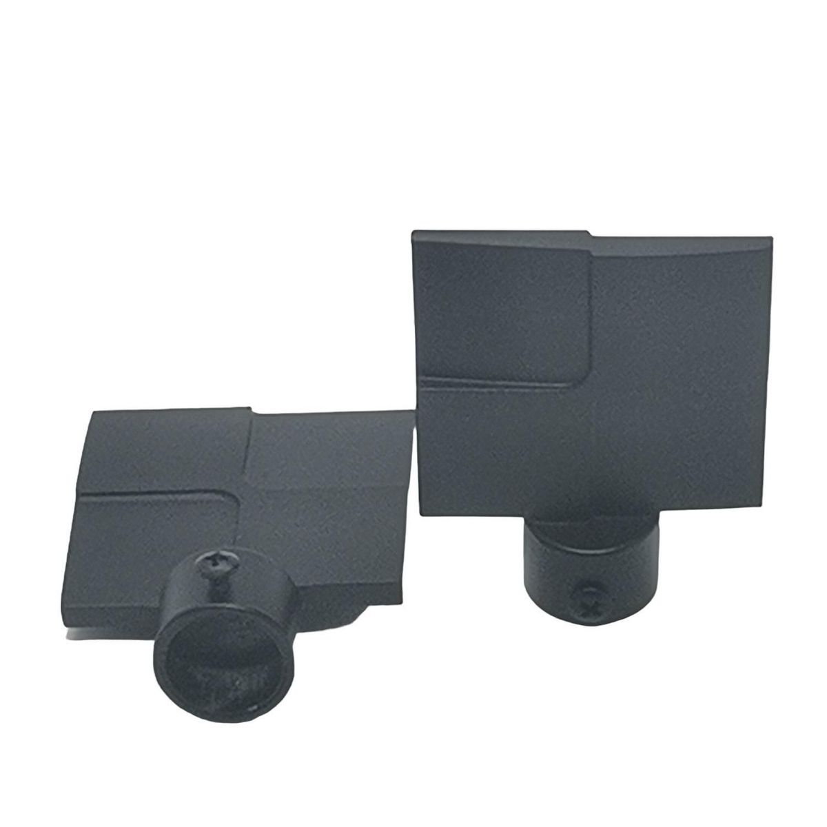 METALHSA - Terminal Cónico fierro negro 28mm (2 un)