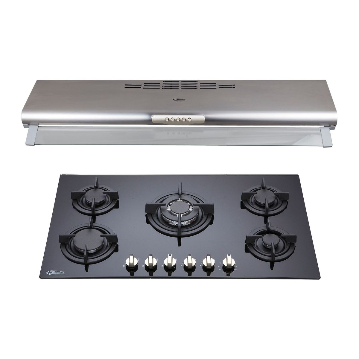 KLIMATIC - Combo Cocina Empotrable Gina X + Campana Extractora N5 90SS