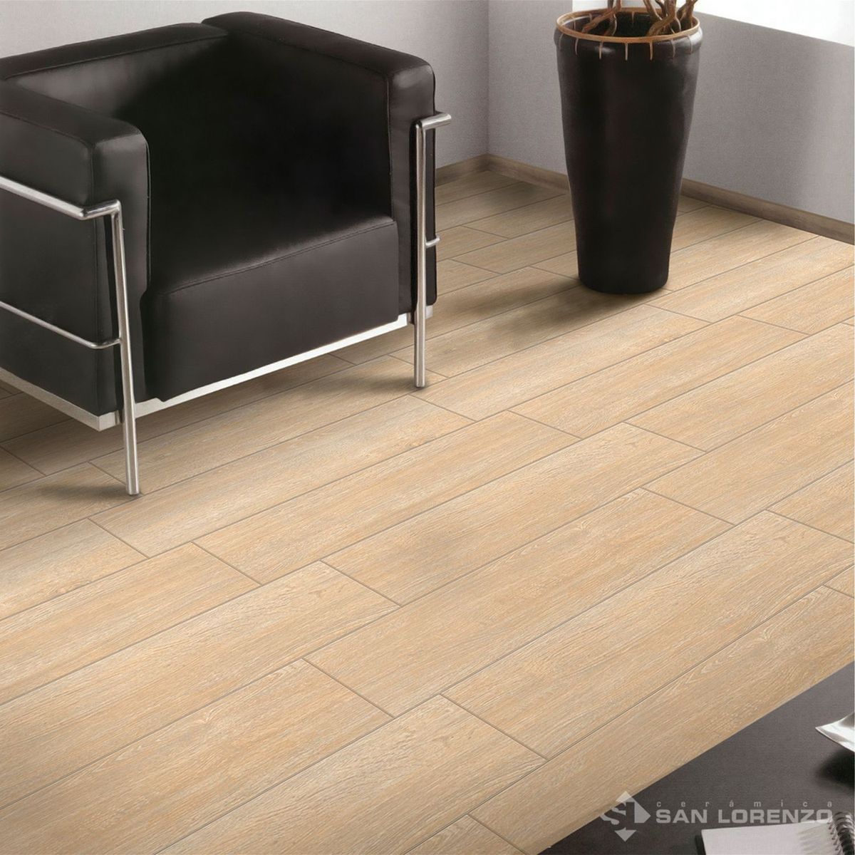 SAN LORENZO - Cerámica Beige 21x62 Maderadas Mate 1.61 m2