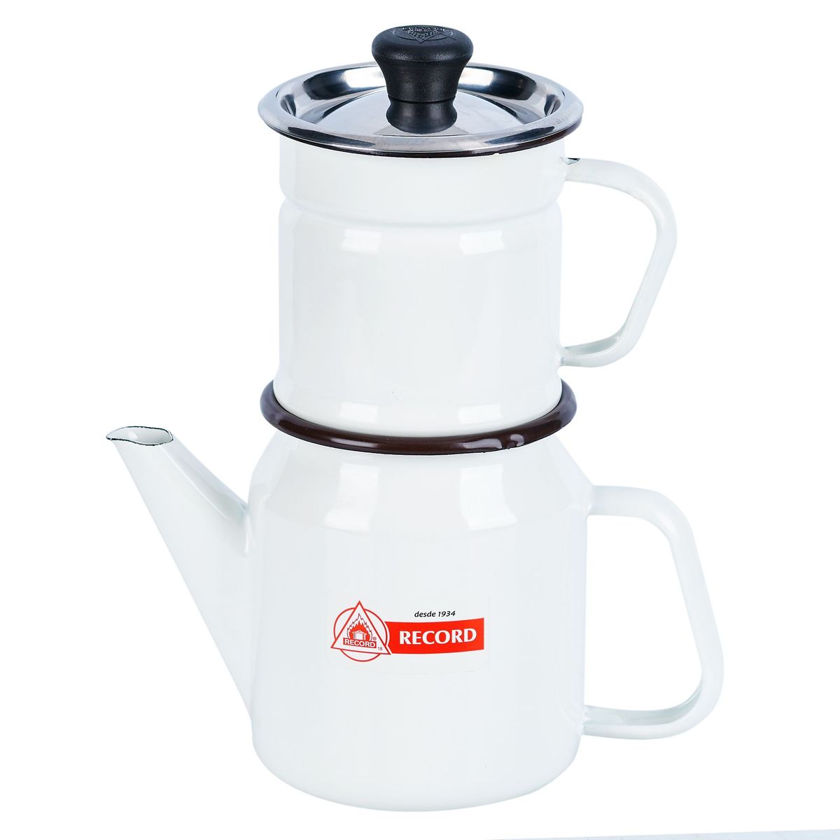 RECORD - Cafetera Acero Esmaltado