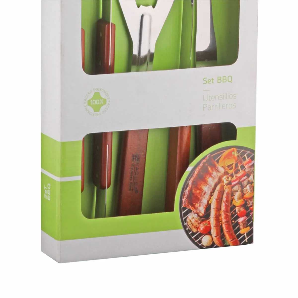 FACUSA - Juego 4 piezas TRIN/CUCH/ESP/PIN