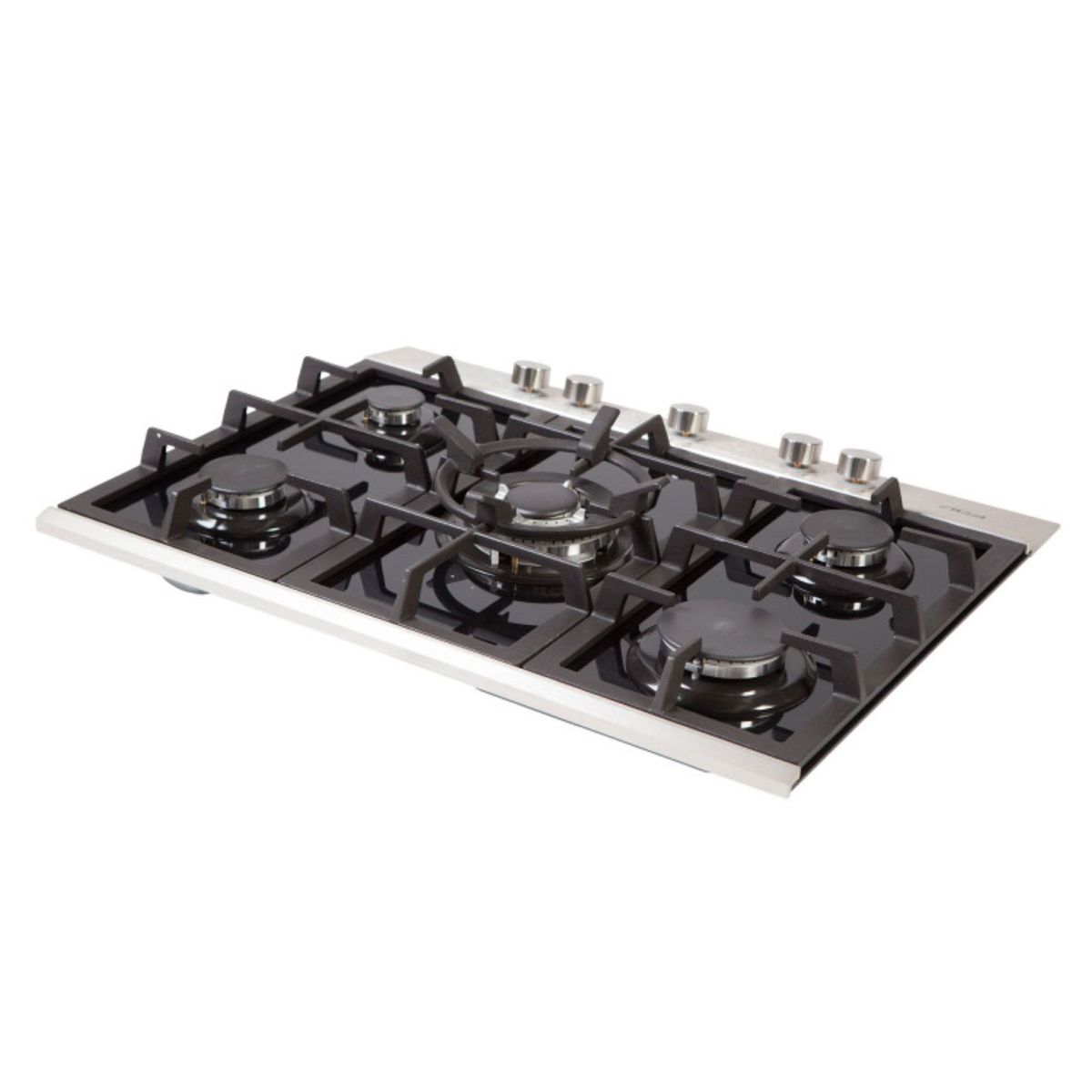 FDV - Cocina Empotrable FDV a Gas 5 Hornillas Deluxe Chef But Inox/Negro
