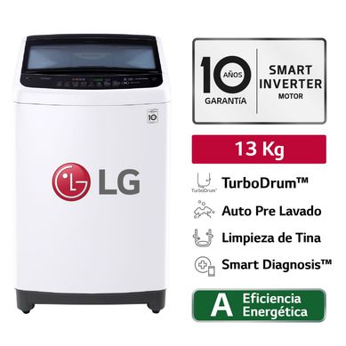 Lavadora LG 13 Kg TS1365NTP Blanco