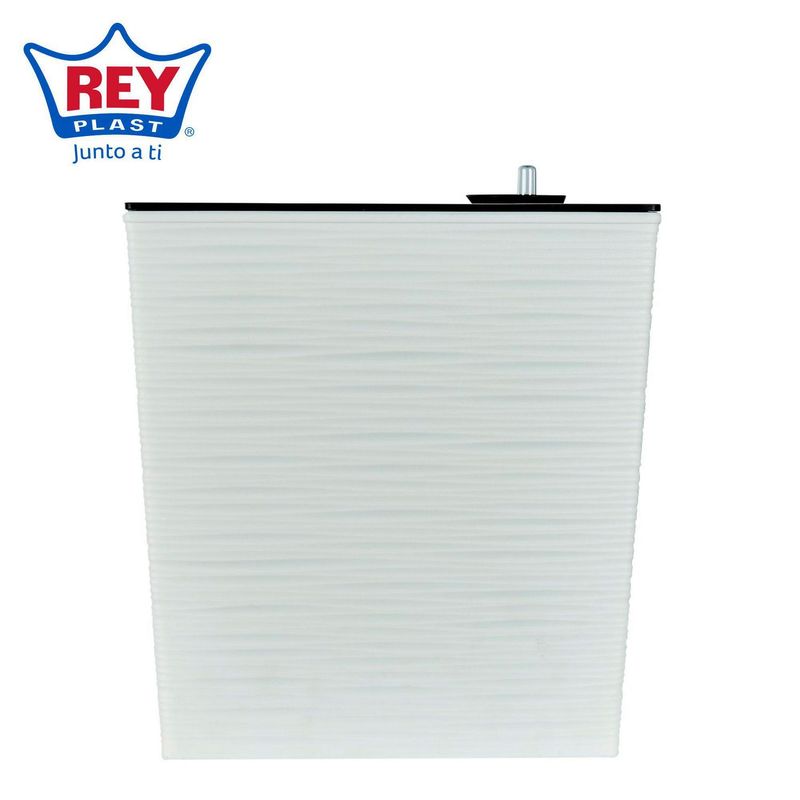 REYPLAST - Maceta Piedra con Riego Blanco 30x30x