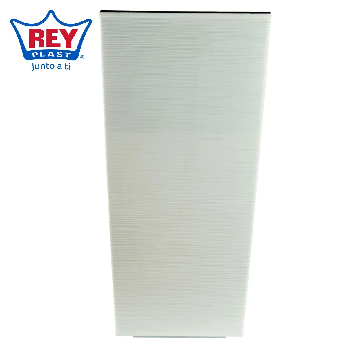 REYPLAST - Maceta Piedra con Riego Blanco 38x75x