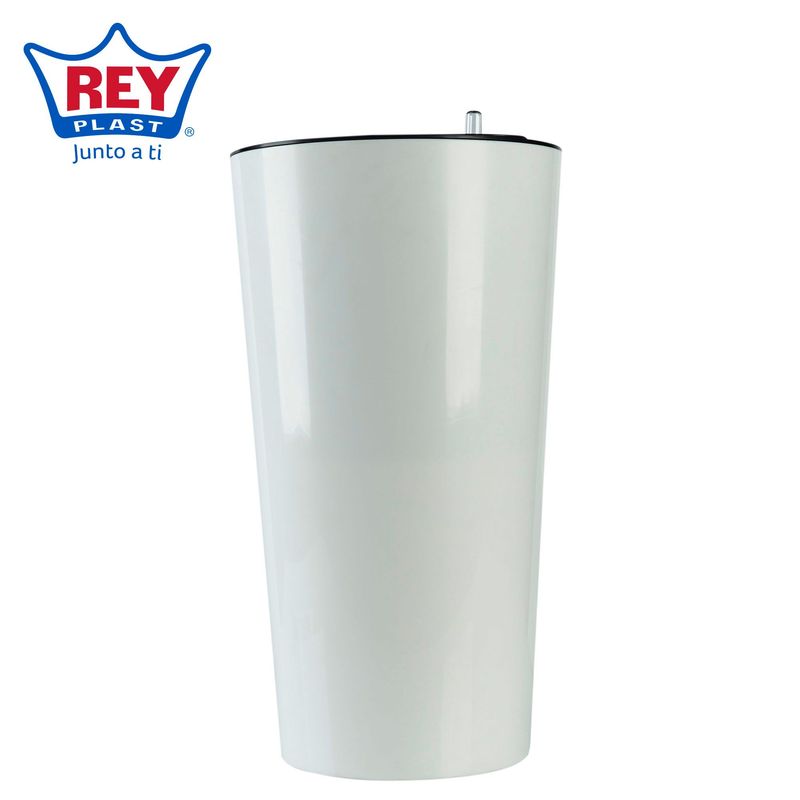 REYPLAST - Maceta Marfil con Riego Blanco 40cm