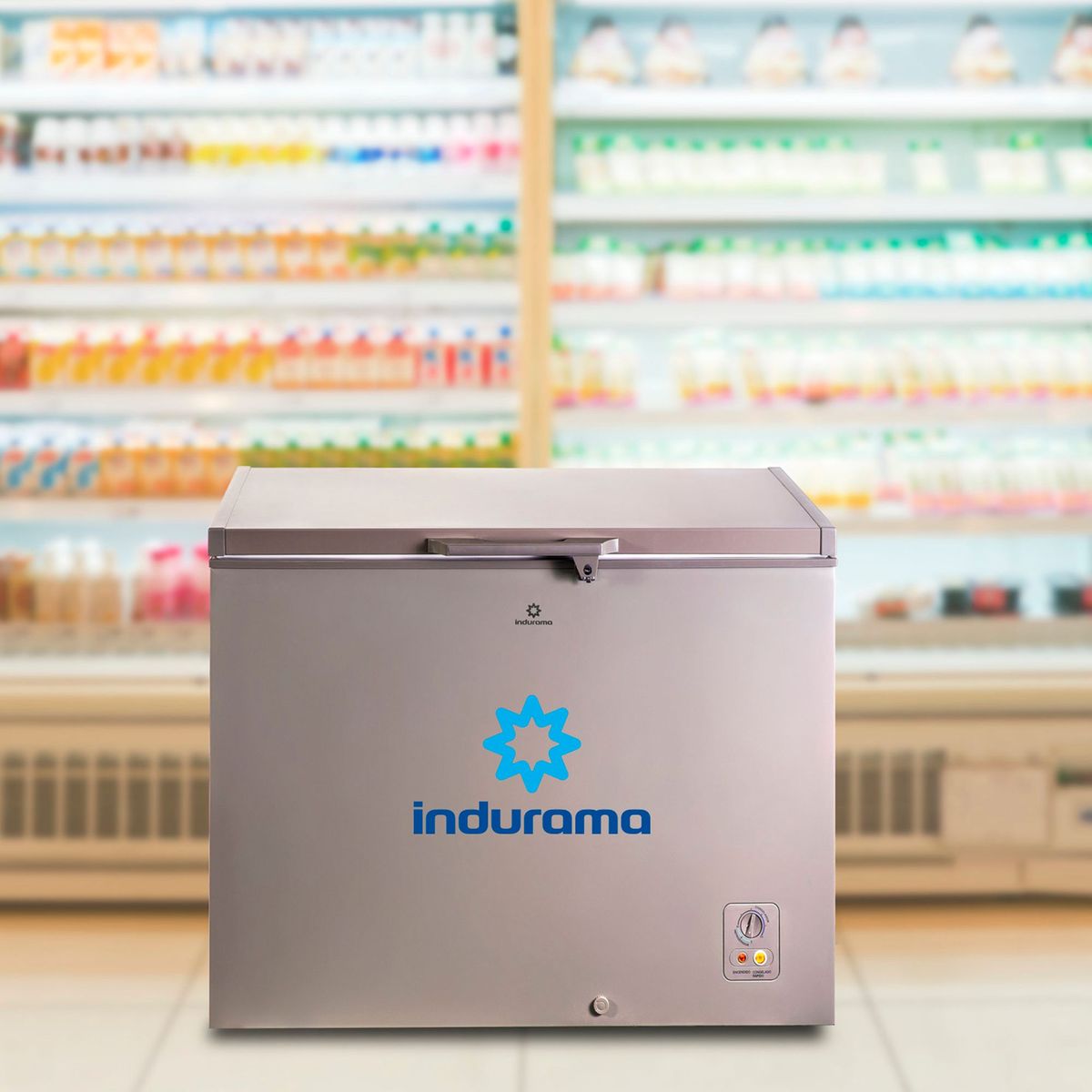 INDURAMA - Congeladora Indurama 198 Lt CI-210CR Cromado