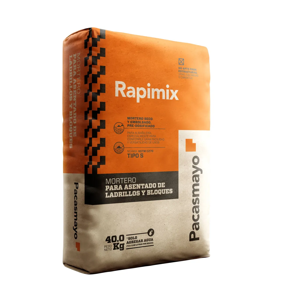 RAPIMIX - Mortero para Asentamiento Rapimix 40kg