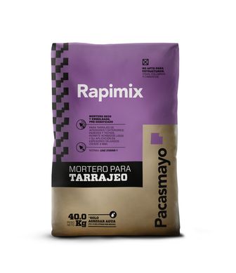 Mortero para Tarrajeo Rapimix 40kg