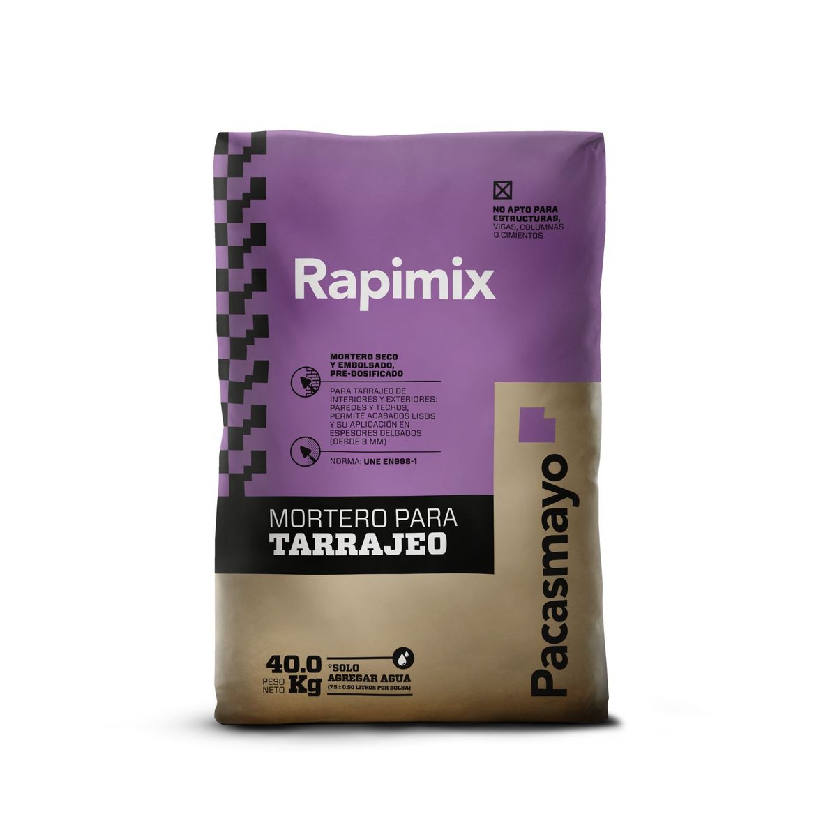 RAPIMIX - Mortero para Tarrajeo Rapimix 40kg