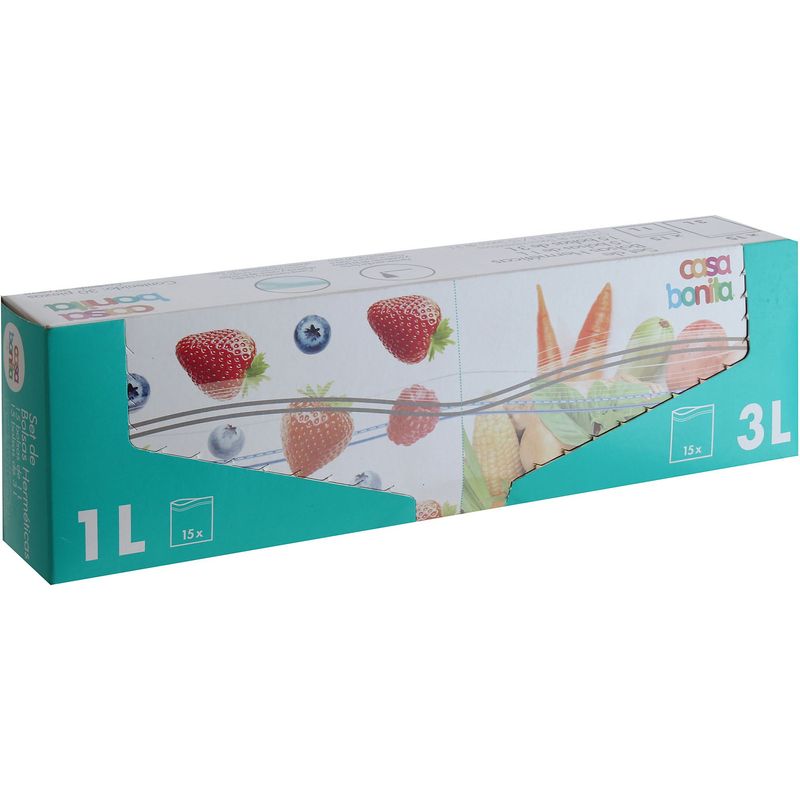 CASA BONITA - Set Bolsas Herméticas x 30 Unidades