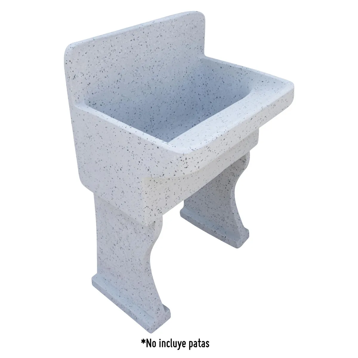 GENERICO - Lavadero de Ropa de Granito con Mandil Una Poza 60x46x42cm