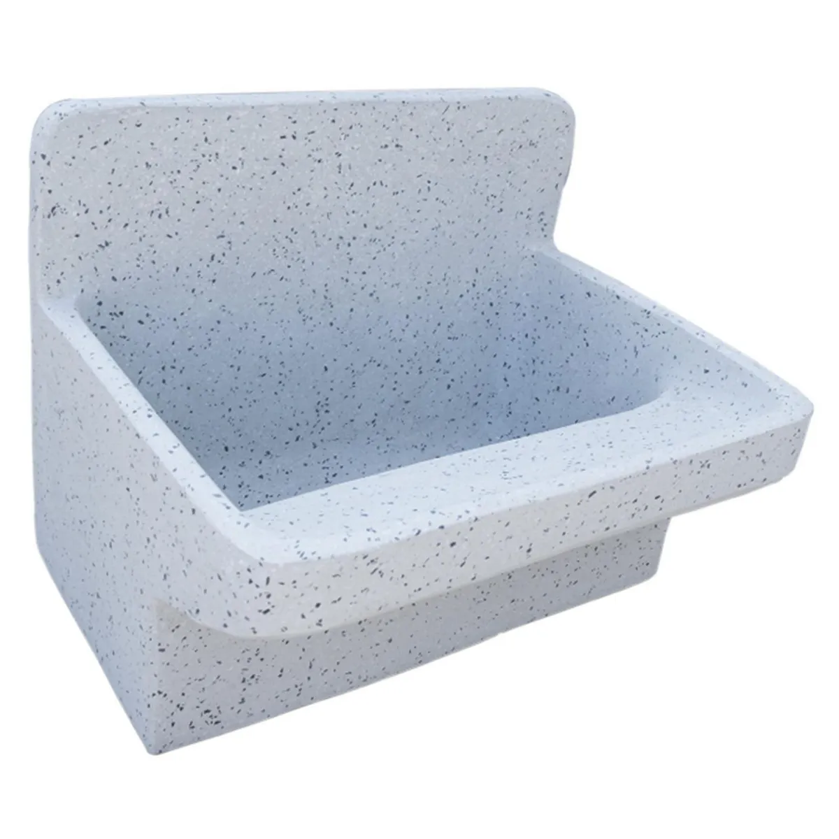 GENERICO - Lavadero de Ropa de Granito con Mandil Una Poza 60x46x42cm