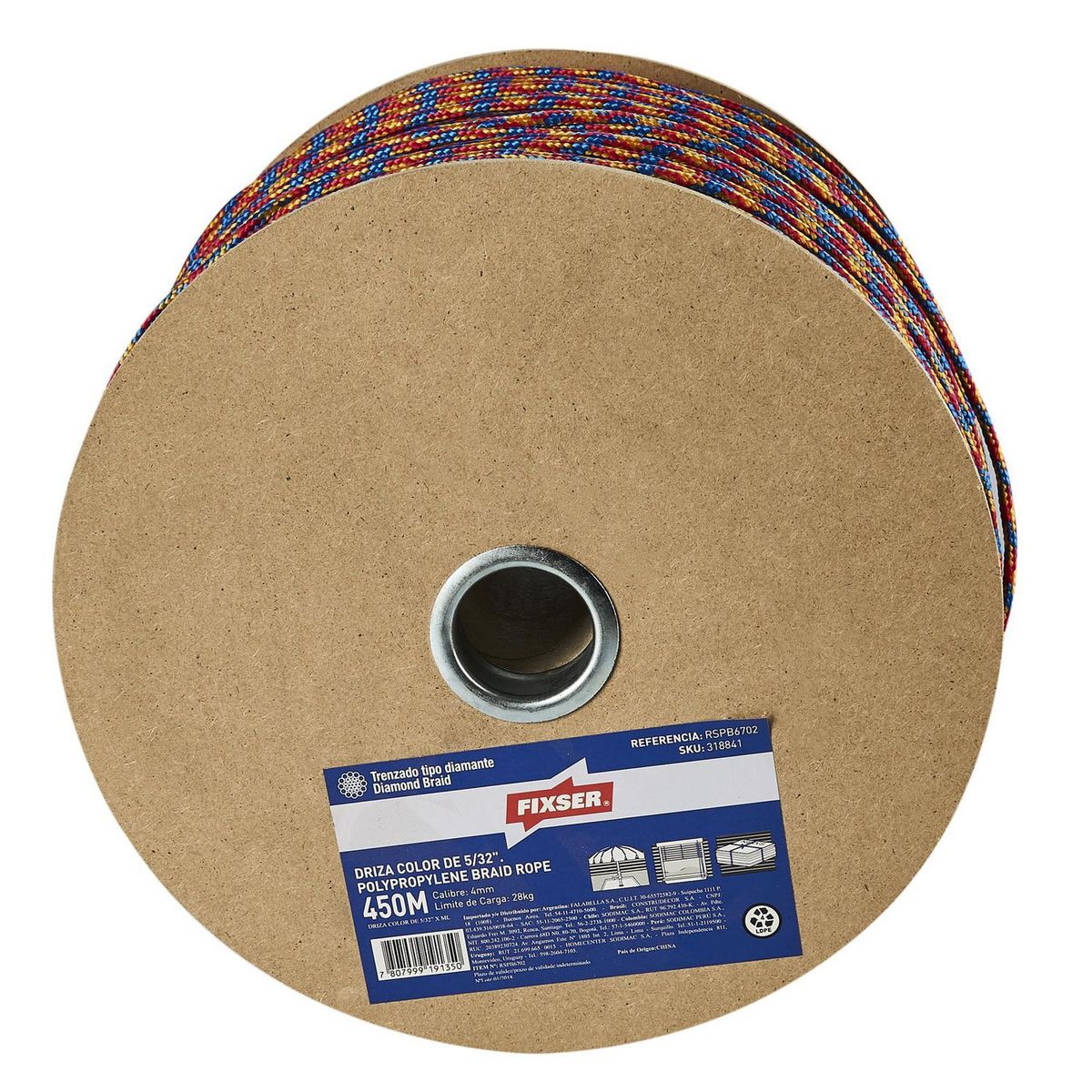 FIXSER - Driza de Polipropileno 5/32" por Metro Lineal