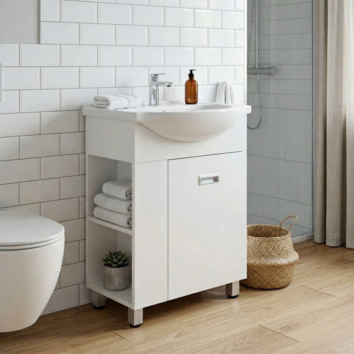 SENSI DACQUA - Kit Mueble Vanitorio 60x43x87cm