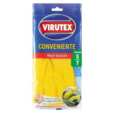 Guantes de Ltex  Talla S  - Amarillo