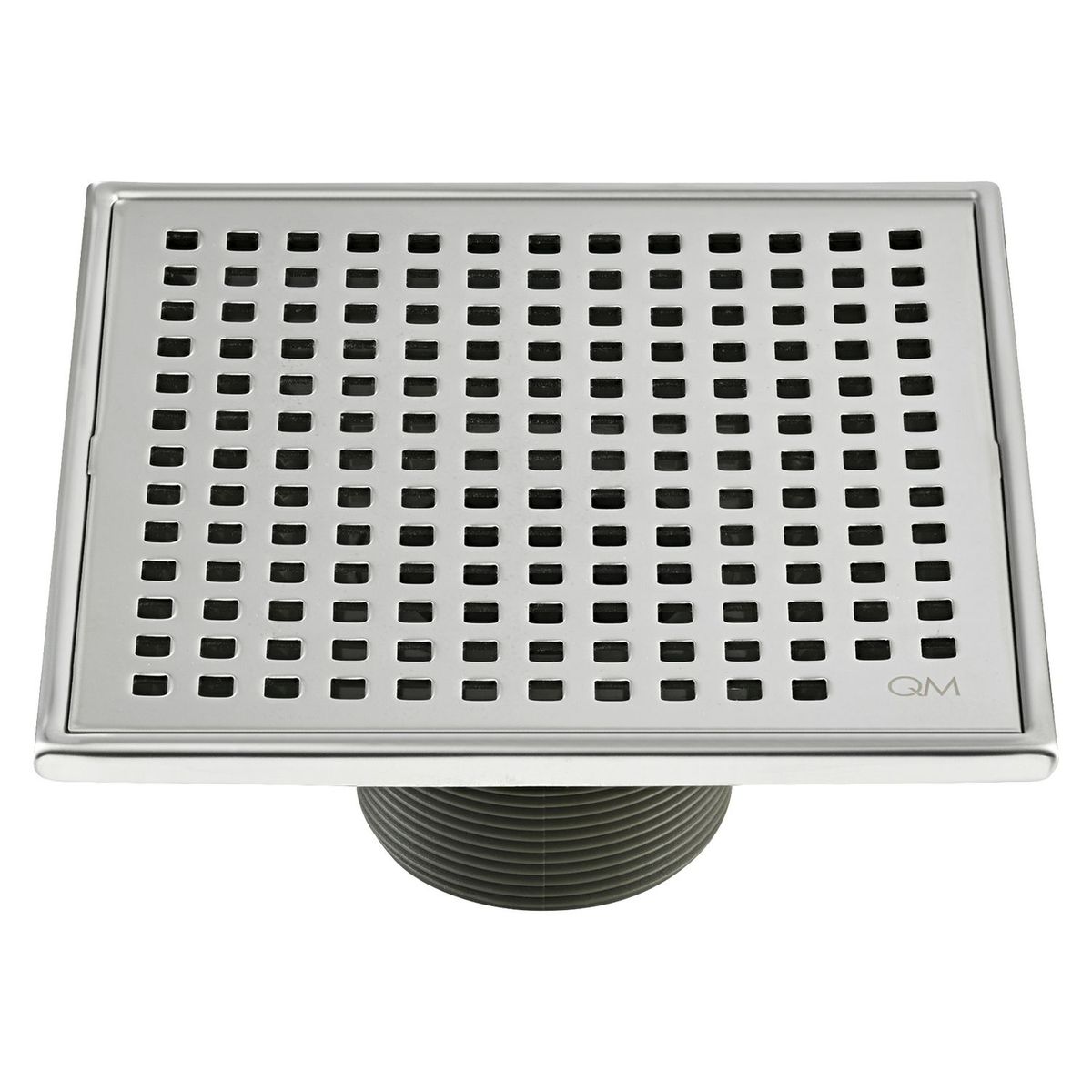 QM DRAIN - Desagüe Lagos Cuadrado 5 3/4'' Acero Satinado