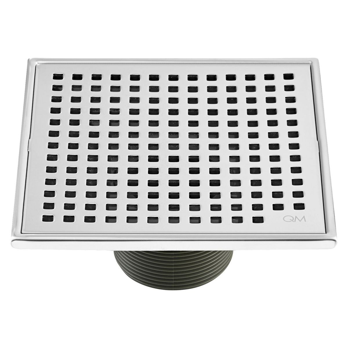 QM DRAIN - Desagüe Lagos Cuadrado 5 3/4'' Acero Pulido