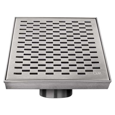 Desage Delmar Cuadrado 5 3/4'' Acero Pulido