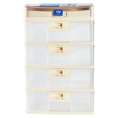 Organizador de Escritorio Reyplast 4 Niveles Beige