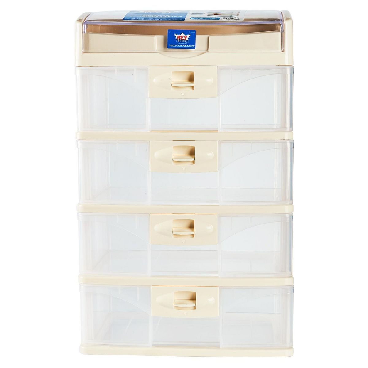REYPLAST - Organizador de Escritorio Reyplast 4 Niveles Beige