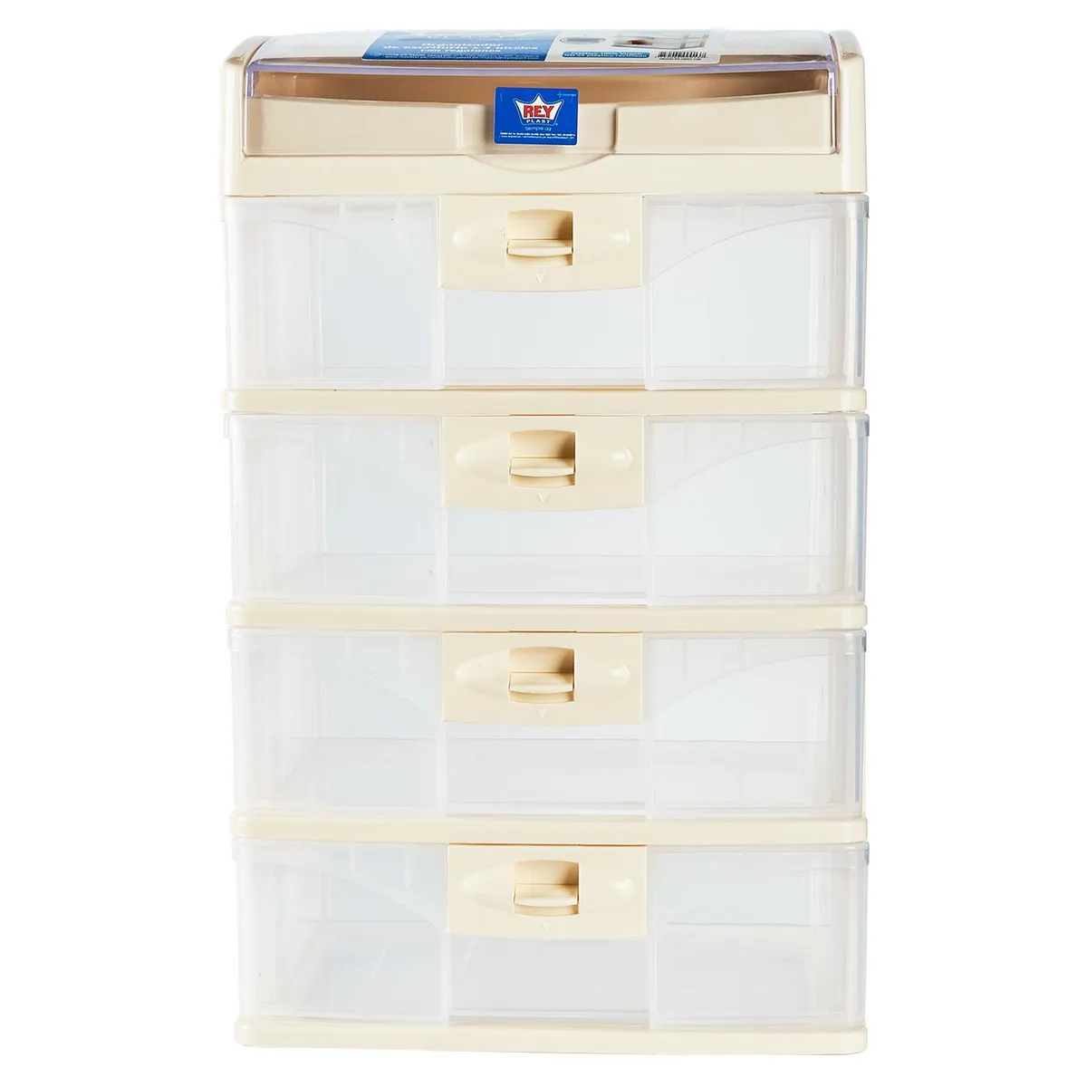 REYPLAST - Organizador de Escritorio Reyplast 4 Niveles Beige