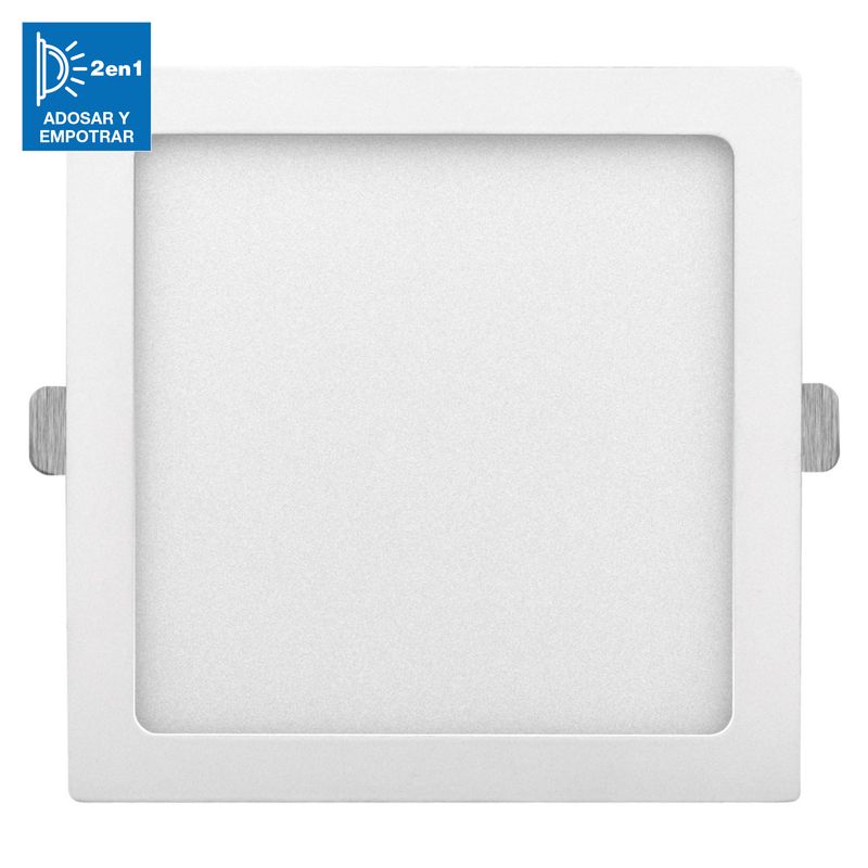  - Panel LED Sobrepuesto Circular Slim 2 en 1 24W Luz Día
