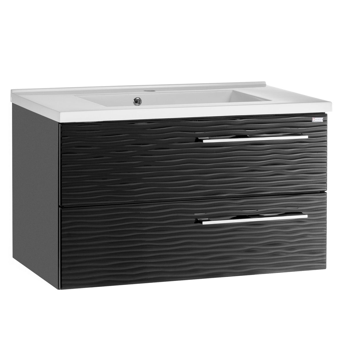 VALENZUELA - Mueble Bajo 60cm 2 Cajones Negro