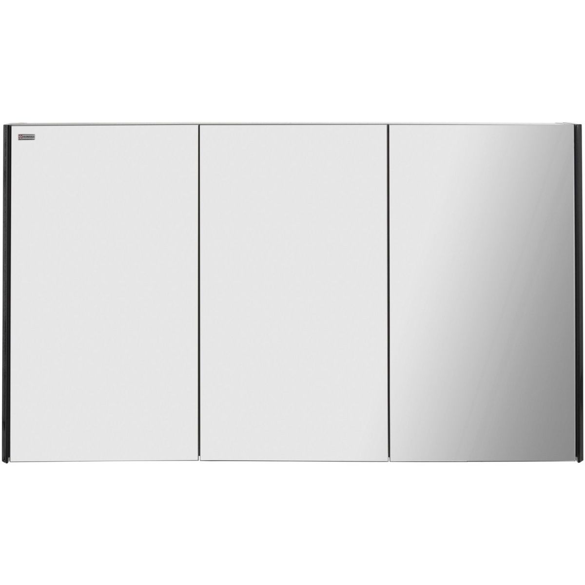 VALENZUELA - Botiquín Dune Negro 3 Puertas 120cm