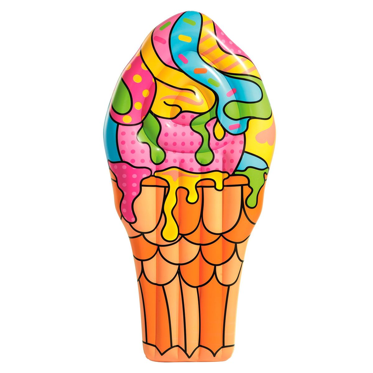 BESTWAY - Flotador Reposera 188x95cm Helado Retro Pop