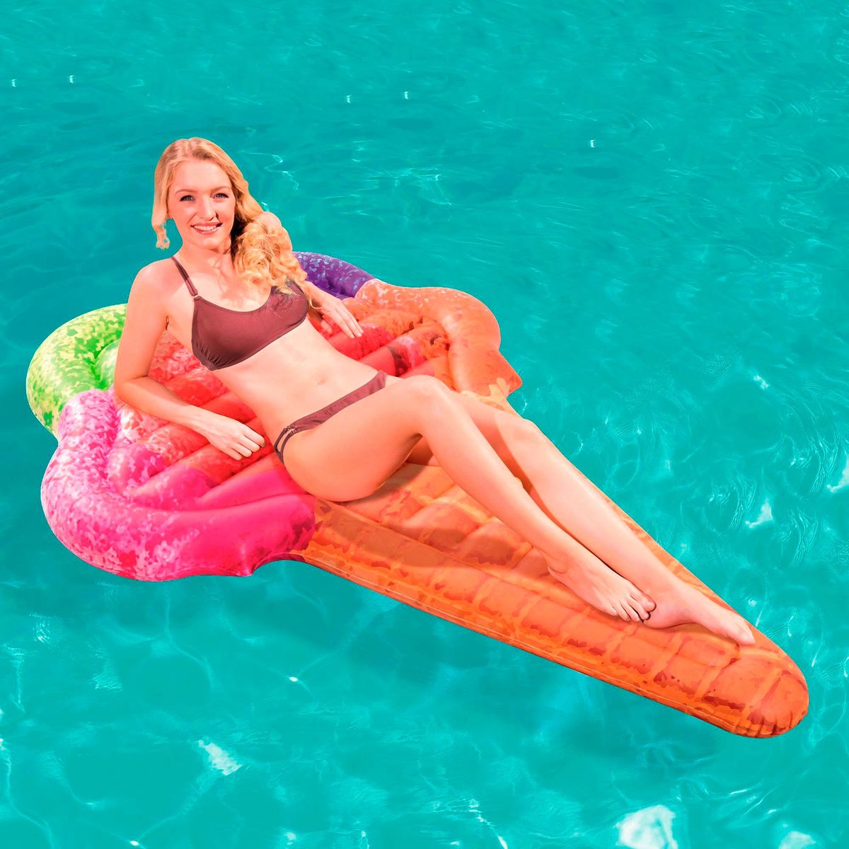 BESTWAY - Flotador Inflable Cono de Helado