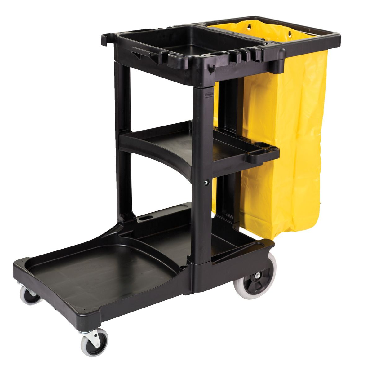 RUBBERMAID - Carro de Limpieza con Bolsa 121 L Amarilla