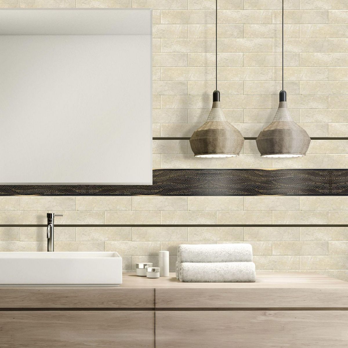 KANTU - Listelo Ribbing 45x10cm 0.045m2